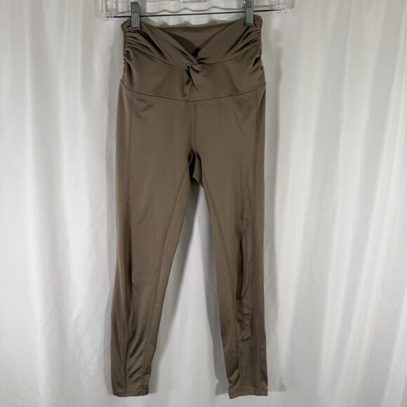 Free People Movement Leggings Women's XS Tan Brown Breathe Deeper Leggings - Picture 1 of 12
